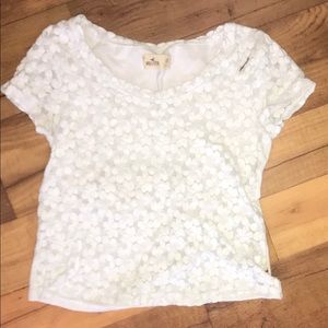 Floral lace t-shirt